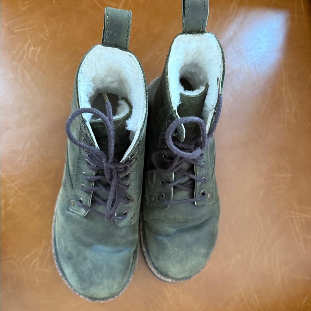 Birkenstock Green Boots with shearling - Picture 5 of 5